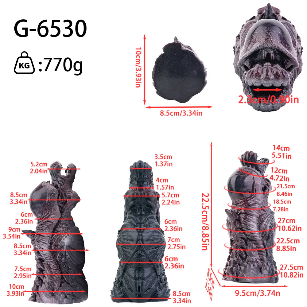 GEEBA Alien Monster Male Masturbator Fantasy Beast Manaul Stroker Realistic Vagina Silicone Pocket Pussy Adult Onahole Sex Toys