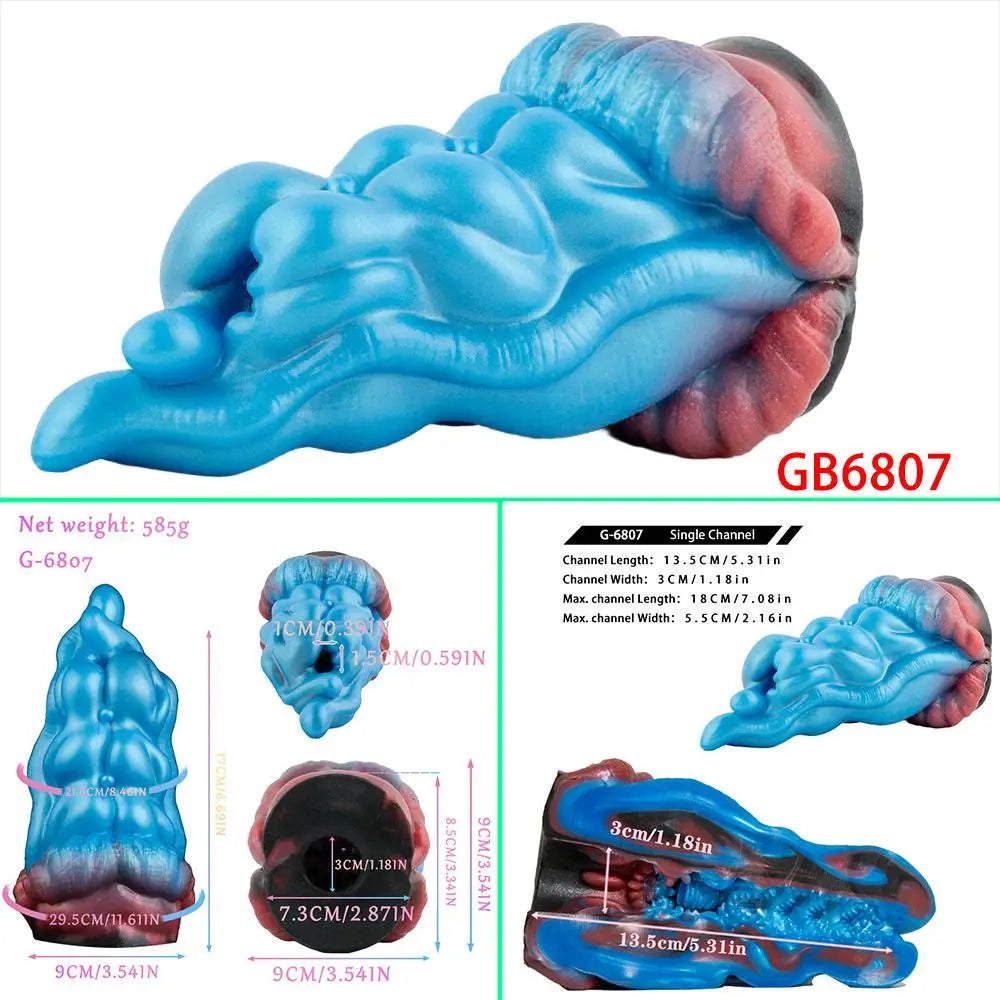 GEEBA Monster Fantasy Dildo Design Male Masturbator Werewolf Adult Sex Toys for Men Furry Texture Adult Onahole Pocket Pussy Cup