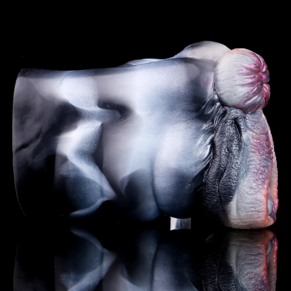 SMMQ Animal Horse Dual Channel Masturbator Soft Silicone Onahole For Male Cock Massage Realistic Pussy Pocket Fetish Sex Toy