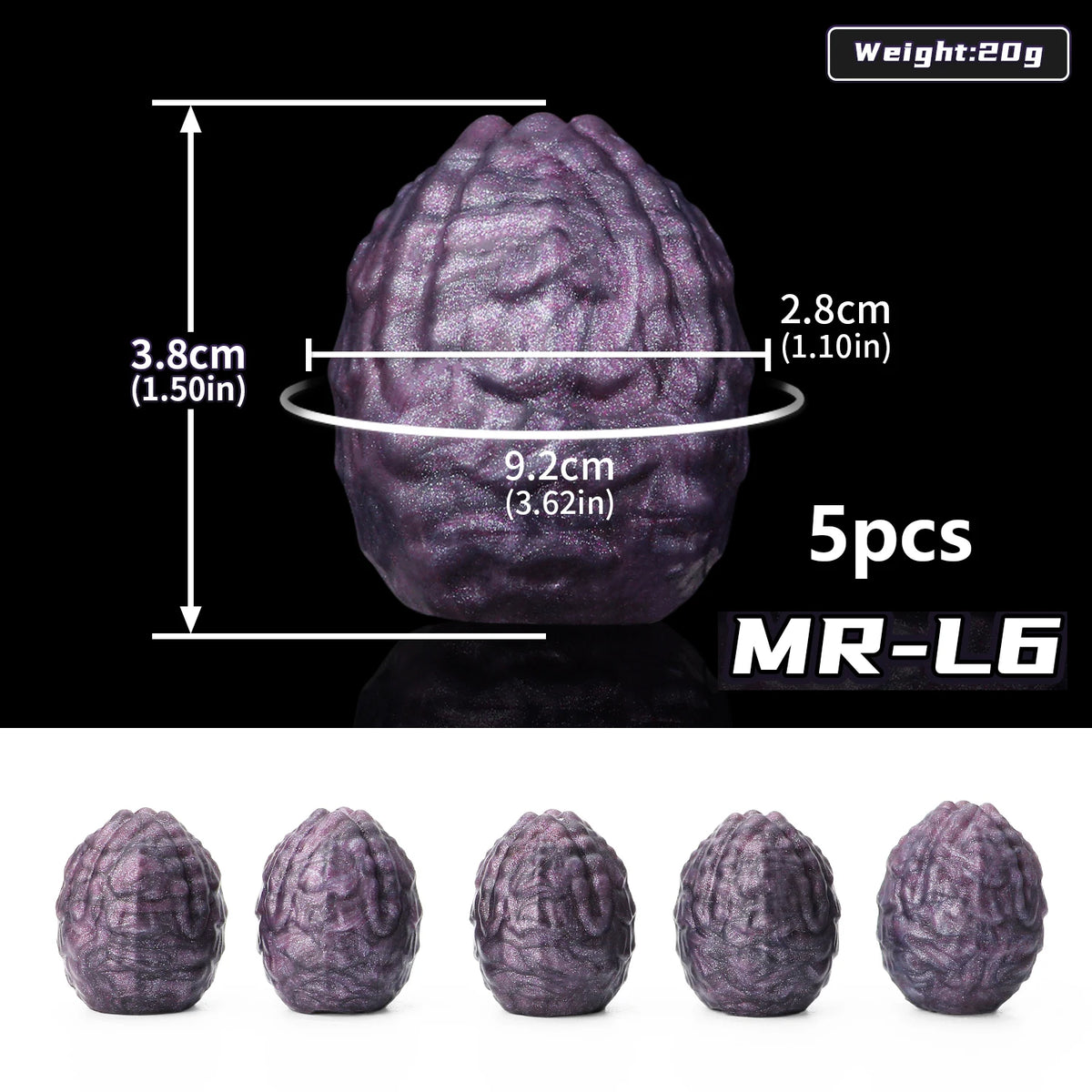 NNSX 5pcs Eggs Sex Toys Soft Silicone Vagina Anal Stimulating Massager Sm Oviposition Trainer Sex Products for Women Couples