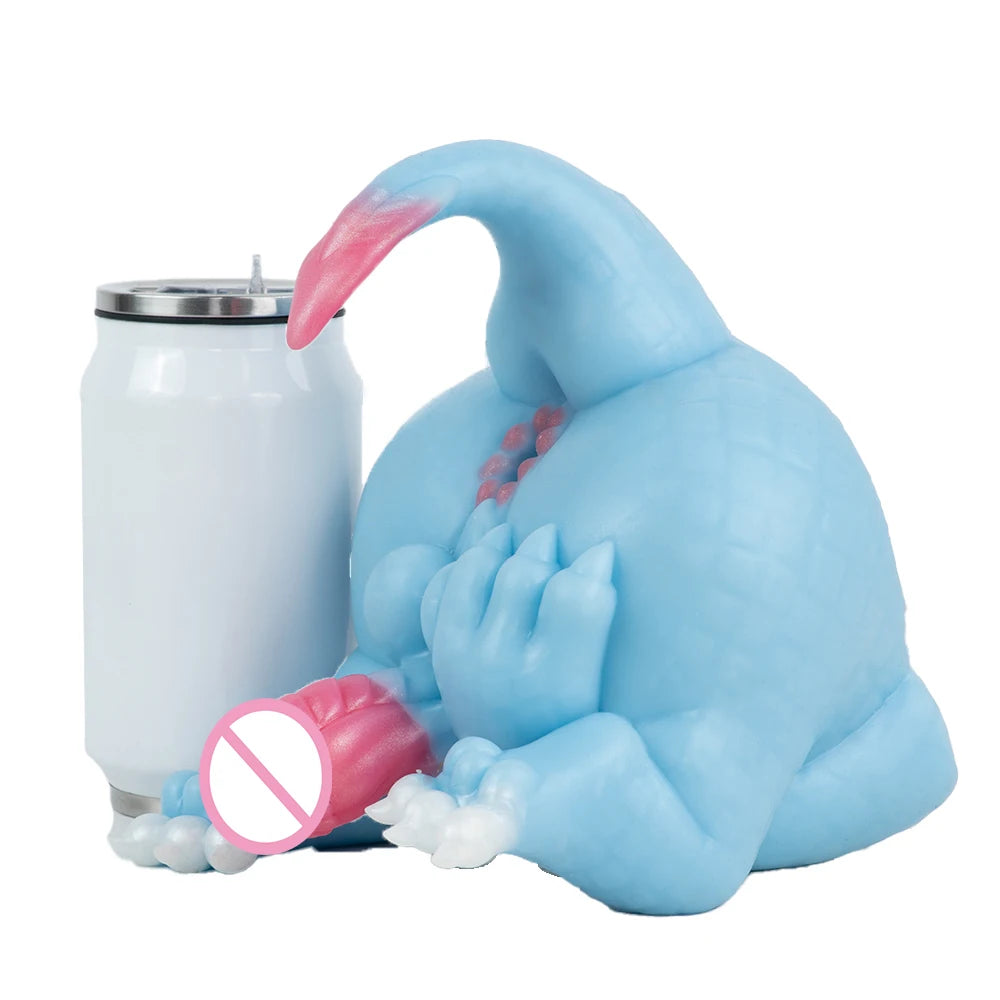 LUUK Animal Big Butt Silicone Male Masturbator with Anal Dildo Realistic Pocket Pussy Soft Penis Stroker Adult Sex Toys for Men