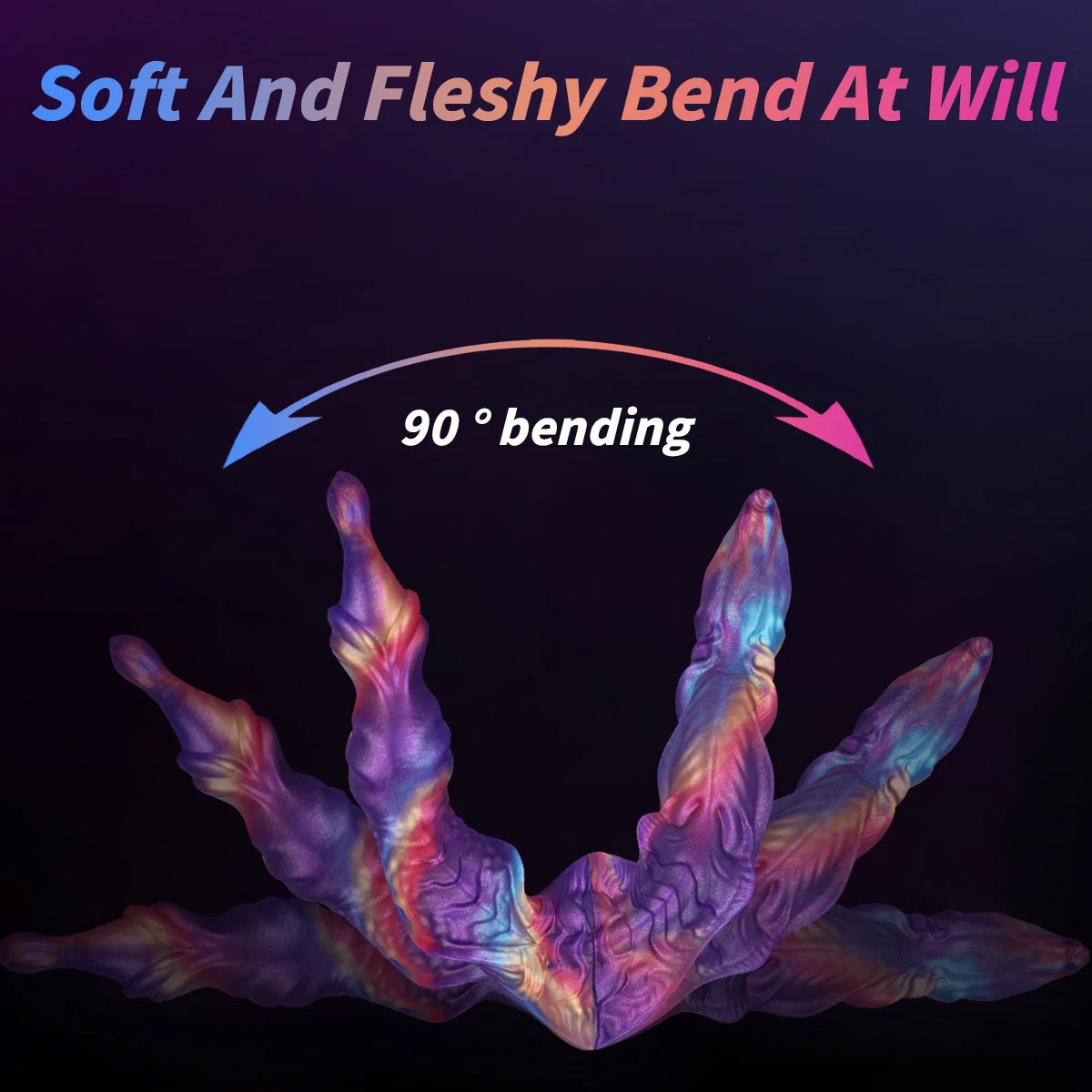 Extra-Long Double Head Dildo Monster Anal Plug Silicone Flexible Penis Special-Shaped Dildo For Women Men Lesbian Flirting Toys