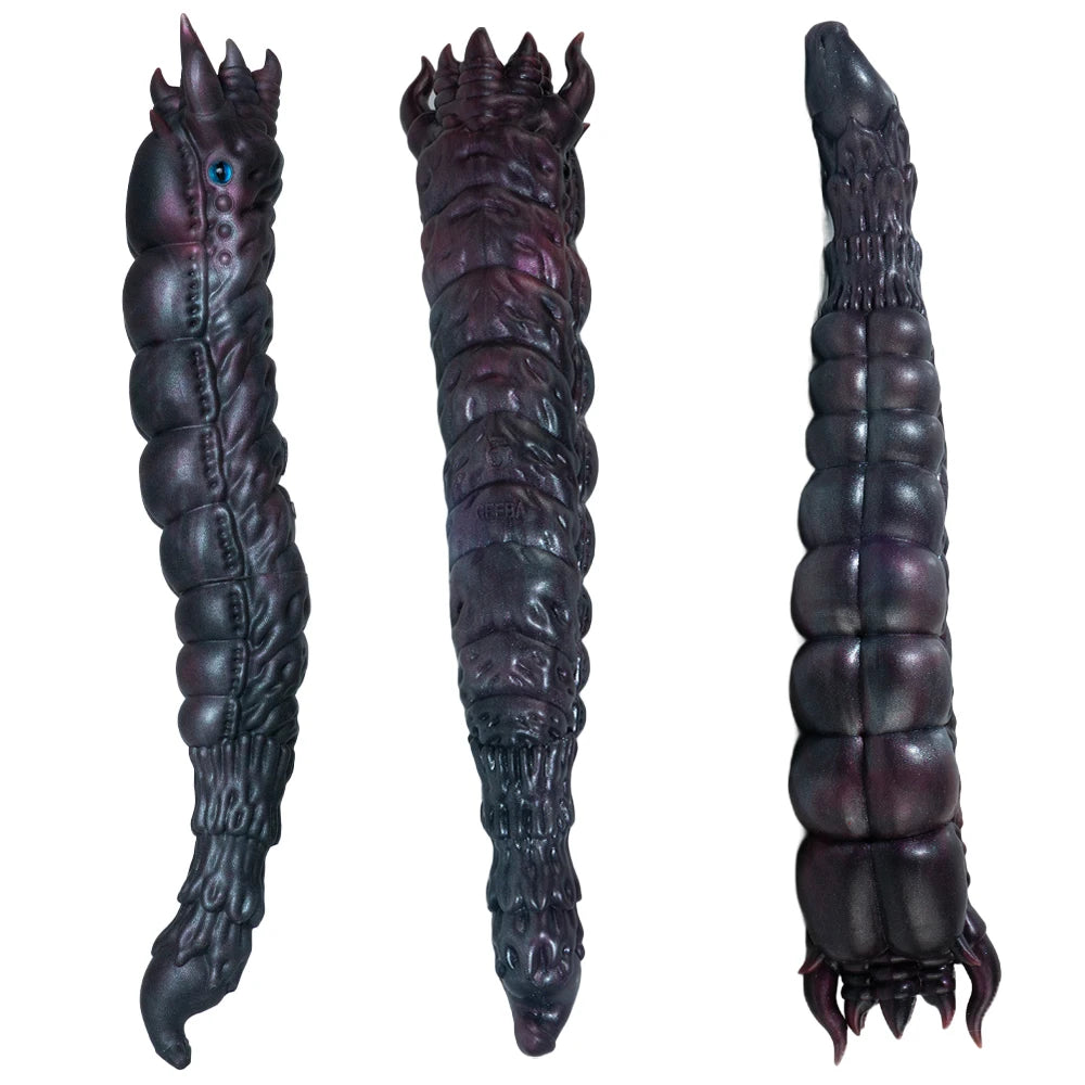 GEEBA Alien Worm Male Masturbator Sci Fi Monster Vagina Sex Toys for Men Soft Silicone Adult Onahole Pocket Pussy Men's Stroker