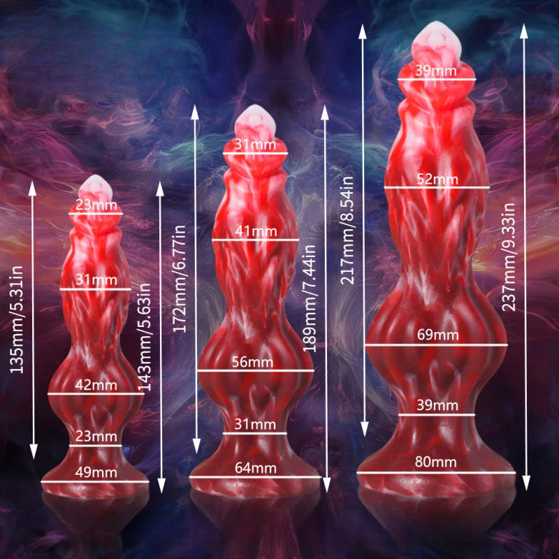 Monster Dildo with Suction Realistic Simulated Penis Massager Stimulating G-Spot Couples Adult Pleasure Accessory 18+ Sex Toy