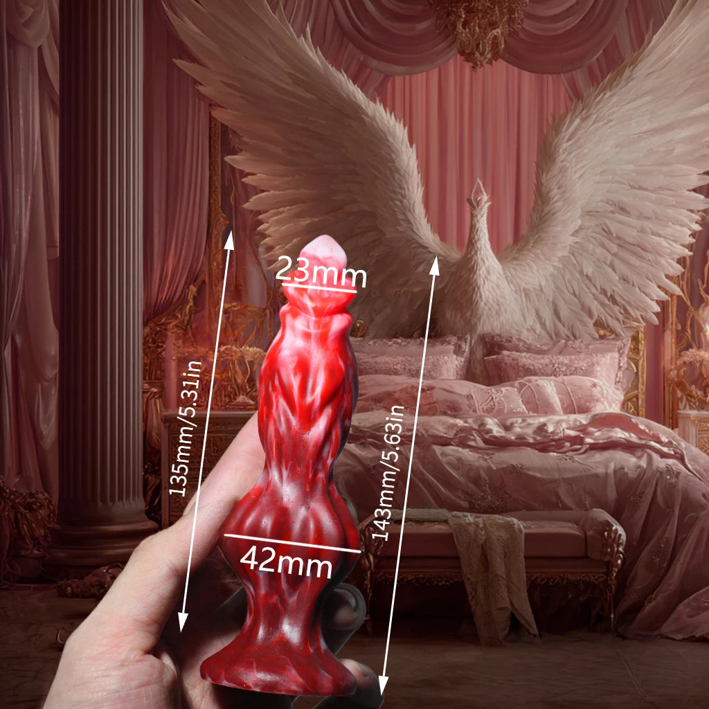 Monster Dildo with Suction Realistic Simulated Penis Massager Stimulating G-Spot Couples Adult Pleasure Accessory 18+ Sex Toy