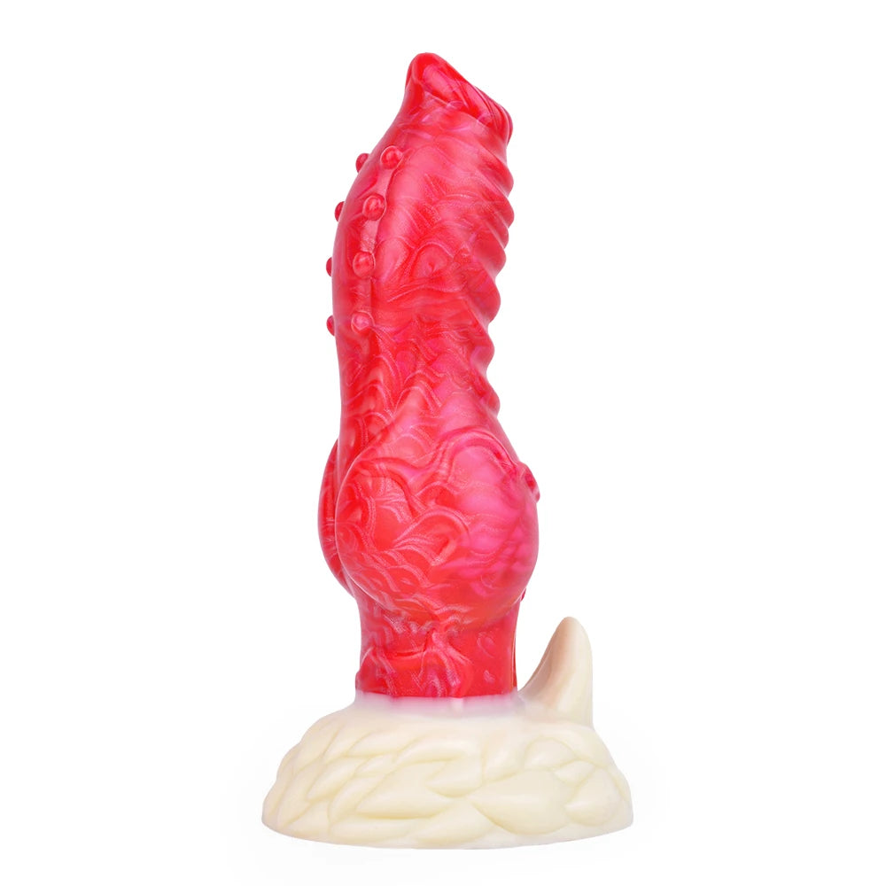 YOCY 7.7" Dragon Knot Dildo Big Monster Dick With Suction Cap Thick Knot Anal Dildo Animal Dog Penis Wolf Penis Fetish Sex Toys