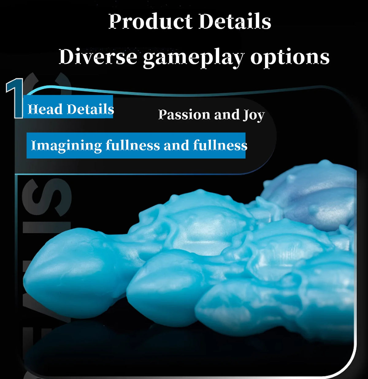 New Realistic Monster Gourd Egg Dildo Fantasy 3 Knot Dildo Soft Silicone Hands-Free G-Spot Dildo Big Suction Cup Anal Sex Toy 18