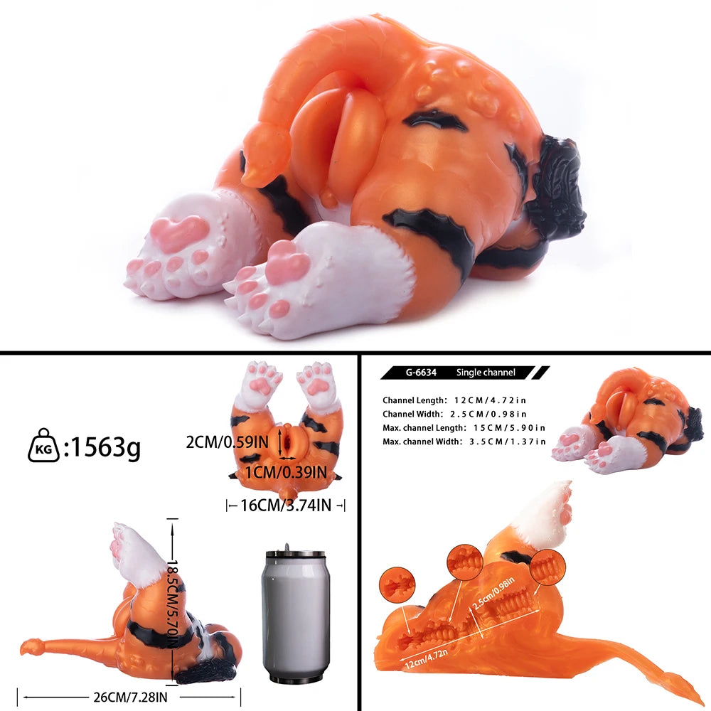 YOCY Dual Channel Fire Dragon Troso Male Masturbator Men's Onahole Stroker Realistic Textured Liquid Silicone Sex Toys for Man