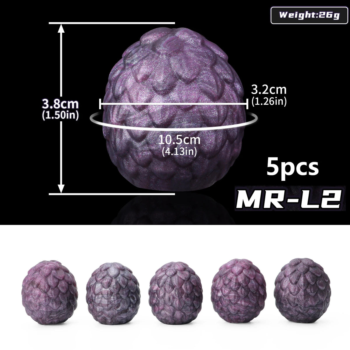 NNSX 5pcs Eggs Sex Toys Soft Silicone Vagina Anal Stimulating Massager Sm Oviposition Trainer Sex Products for Women Couples