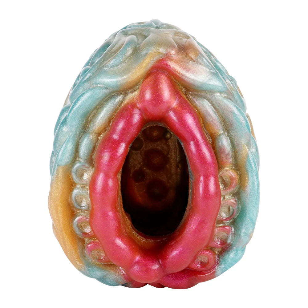 GEEBA Small Realistic Vagina Male Masturbator Silicone Men's Penis Trainer Pocket Pussy Stroker For Men Adult Sex Toys Supplies