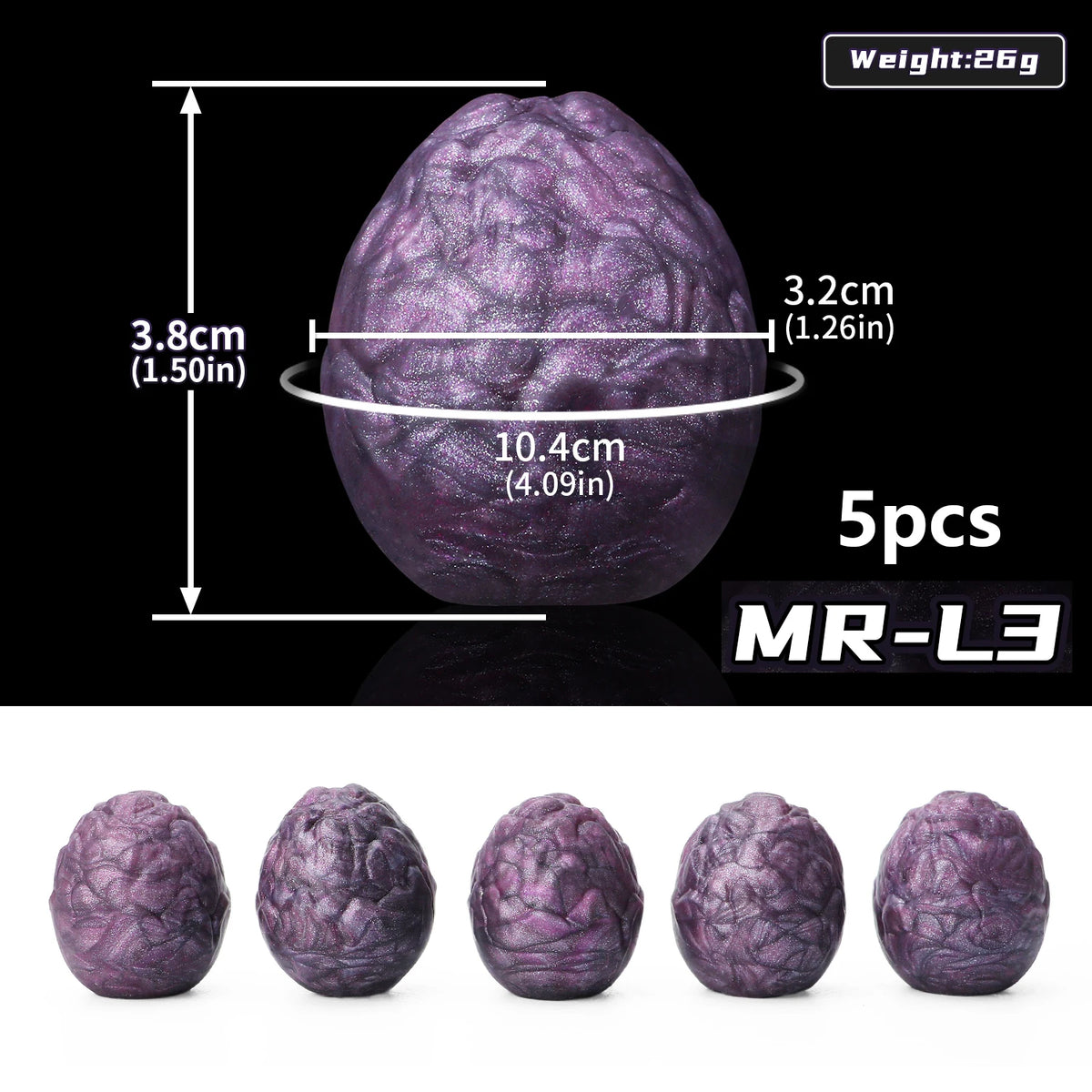 NNSX 5pcs Eggs Sex Toys Soft Silicone Vagina Anal Stimulating Massager Sm Oviposition Trainer Sex Products for Women Couples