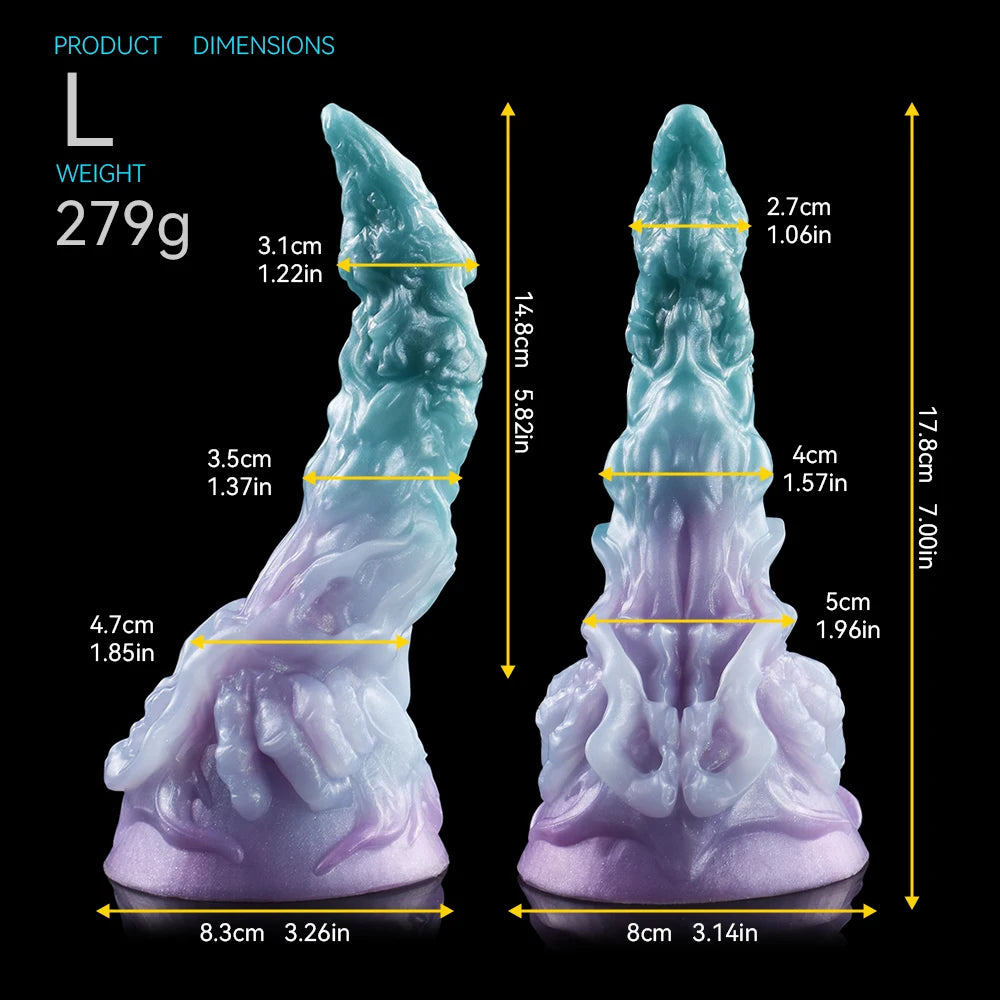 Scorpion Tail Hook Dildo with Suction Cup Monster Penis G-spot Anal Stimulation Female Vagina Massager Adults Sex Toys for Woman