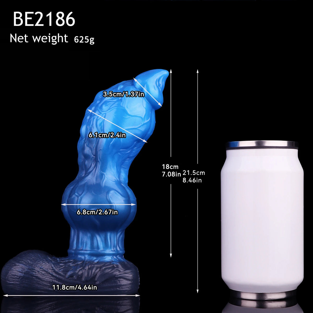 NNSX Fantasy Monster Dildo Anal Plug for Men Women & Couples Intricate Textured Details for Enhanced Stimulation Adult Toy