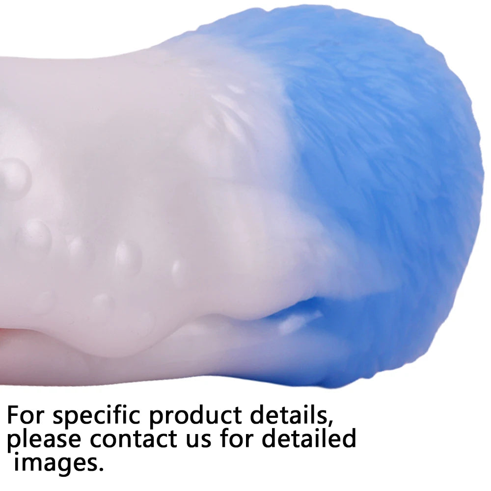 GEEBA Lifelike Horse Mouth Male Masturbator Cup Fantasy Silicone Animal Pocket Pussy Penis Stroker Adult Onahole Oral Sex Toys