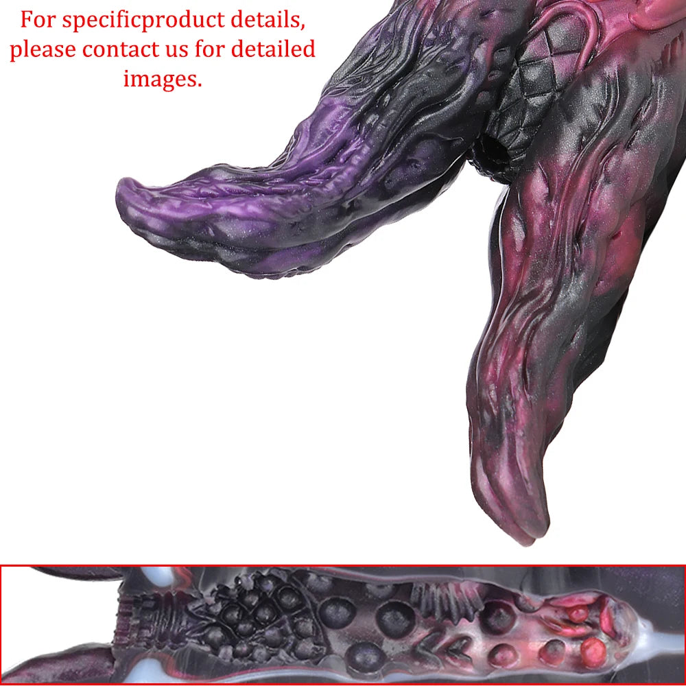 GEEBA Alien Worm Male Masturbator Sci Fi Monster Vagina Sex Toys for Men Soft Silicone Adult Onahole Pocket Pussy Men's Stroker