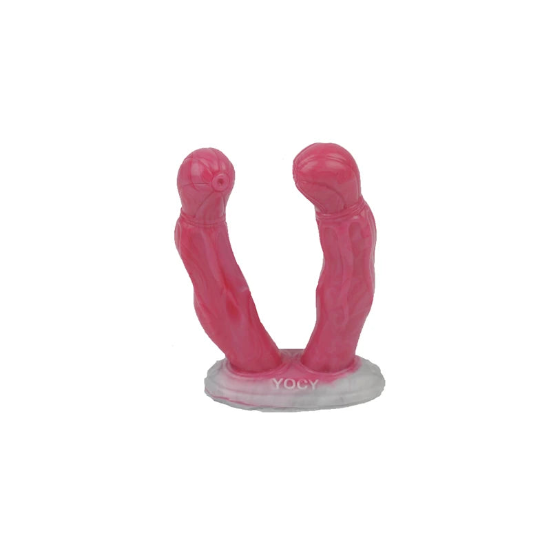 Silicone Fantasy Double-Ended Dildo Anal Plug Large Dildo for Prostate and Vaginal Massage Female Orgasm Masturbator Sex Toys