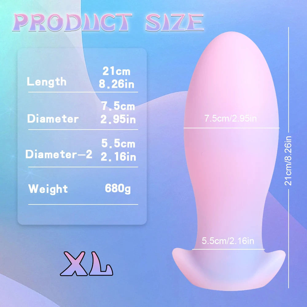 Night Glowing Dragon Eggs Anal Plug Sex Toy Noctilucent Silicone Material Dildo Sexual Masturbation Device SM props Sexy Egg Toy