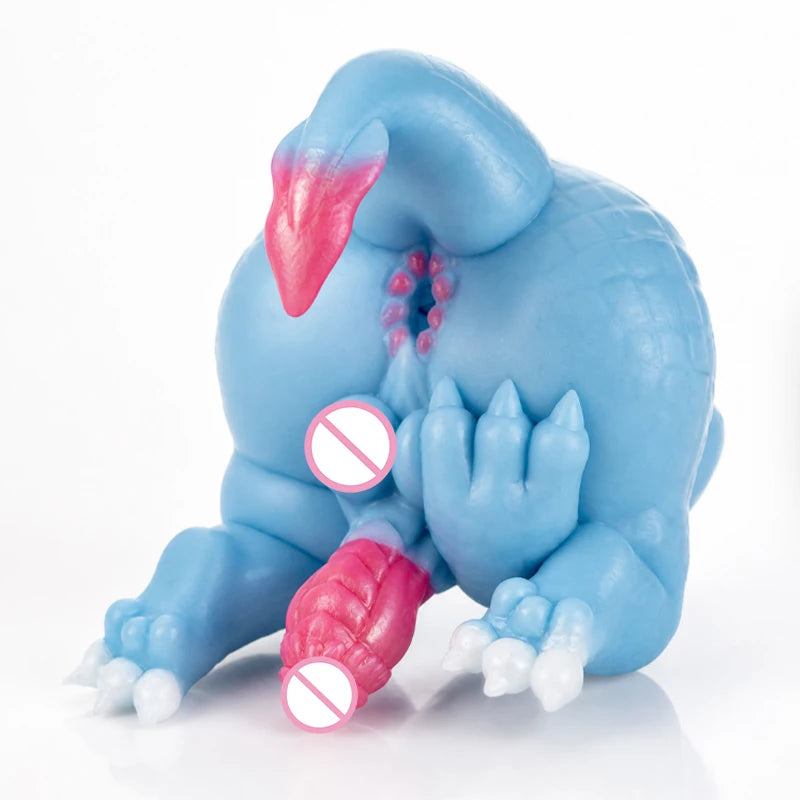LUUK Animal Big Butt Silicone Male Masturbator with Anal Dildo Realistic Pocket Pussy Soft Penis Stroker Adult Sex Toys for Men
