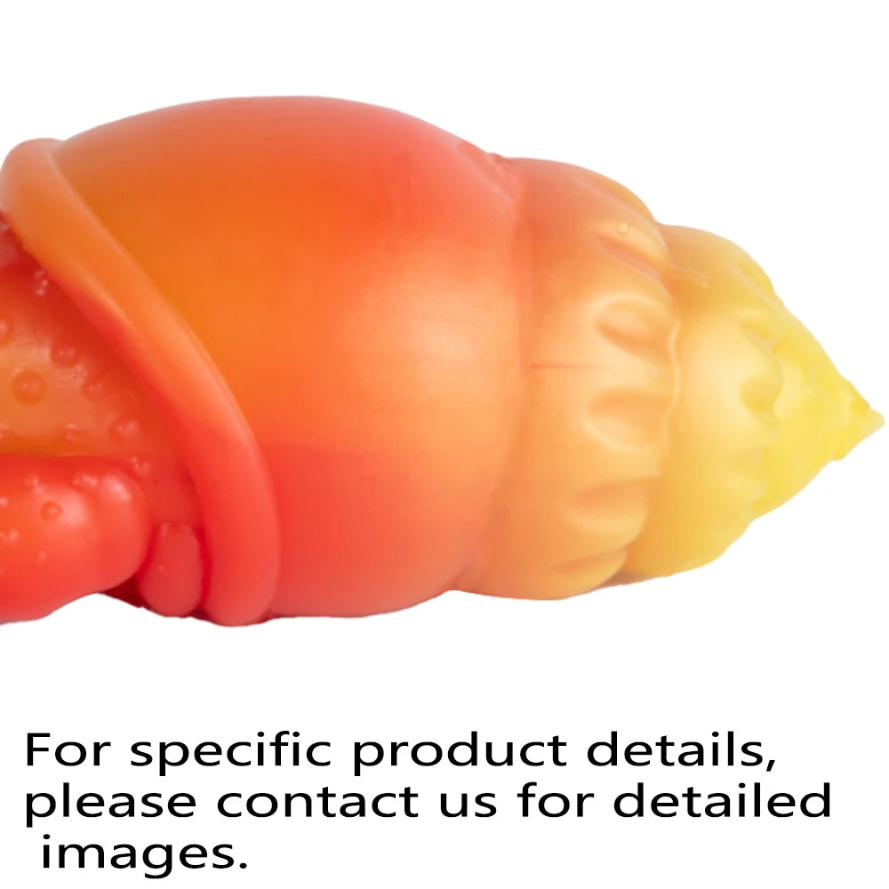 GEEBA Fantasy Monster Design Male Masturbator Liquid Silicone Realistic Internal Channel Pocket Pussy Skin‑Friendly Adult Toys