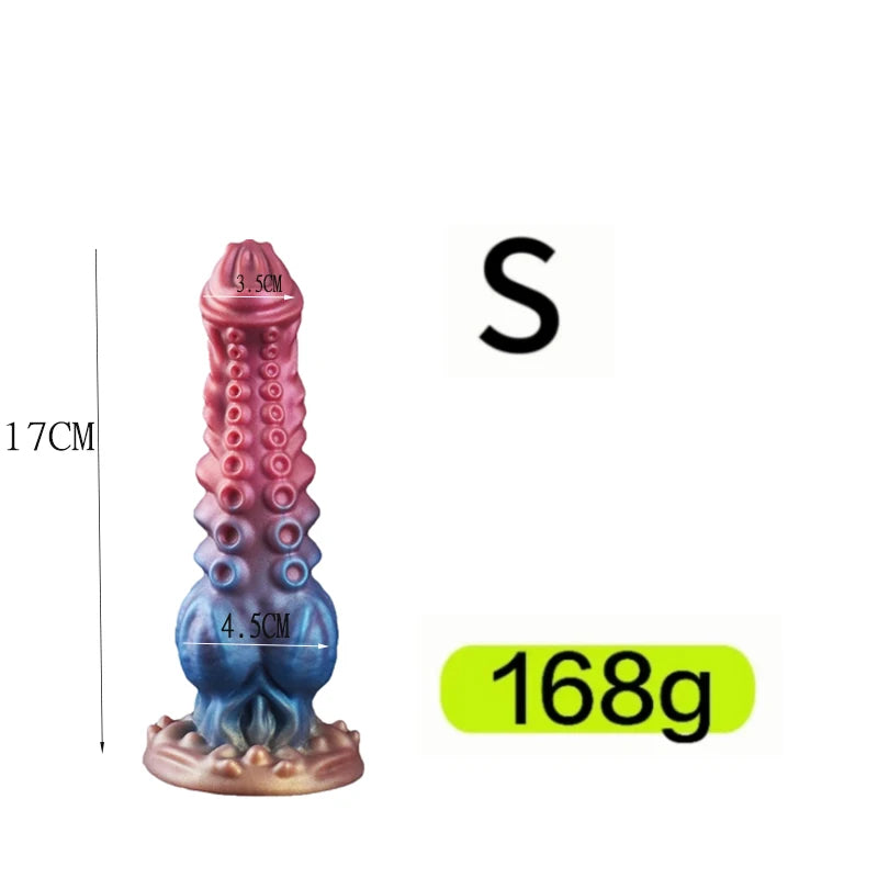 S/M/L Tentacle Anal Dildo Thick Silicone Monster Dildo Huge Penis Fake Dick Alien Dildo With Suction Cup Sex Toys For Women Men