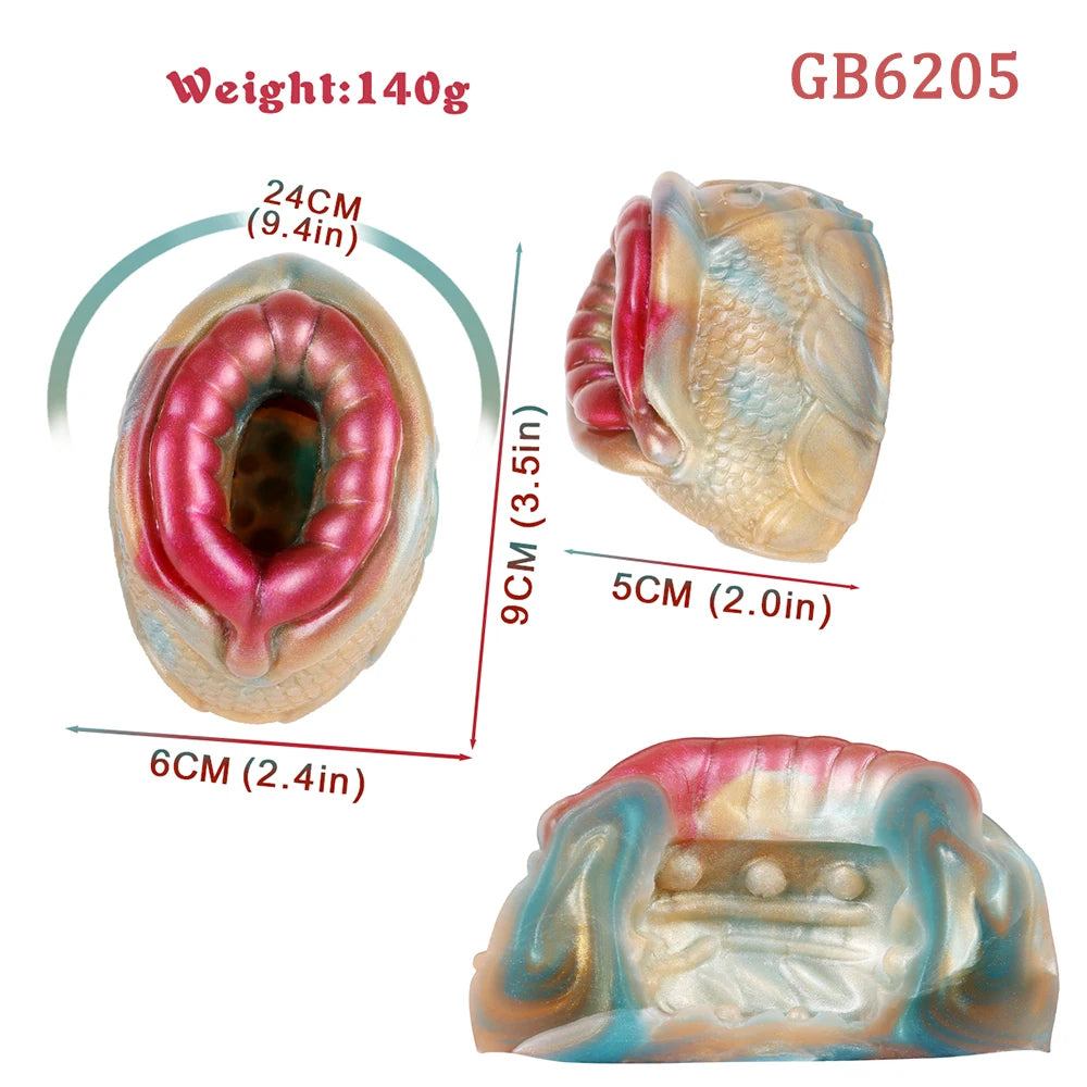 GEEBA Small Realistic Vagina Male Masturbator Silicone Men's Penis Trainer Pocket Pussy Stroker For Men Adult Sex Toys Supplies