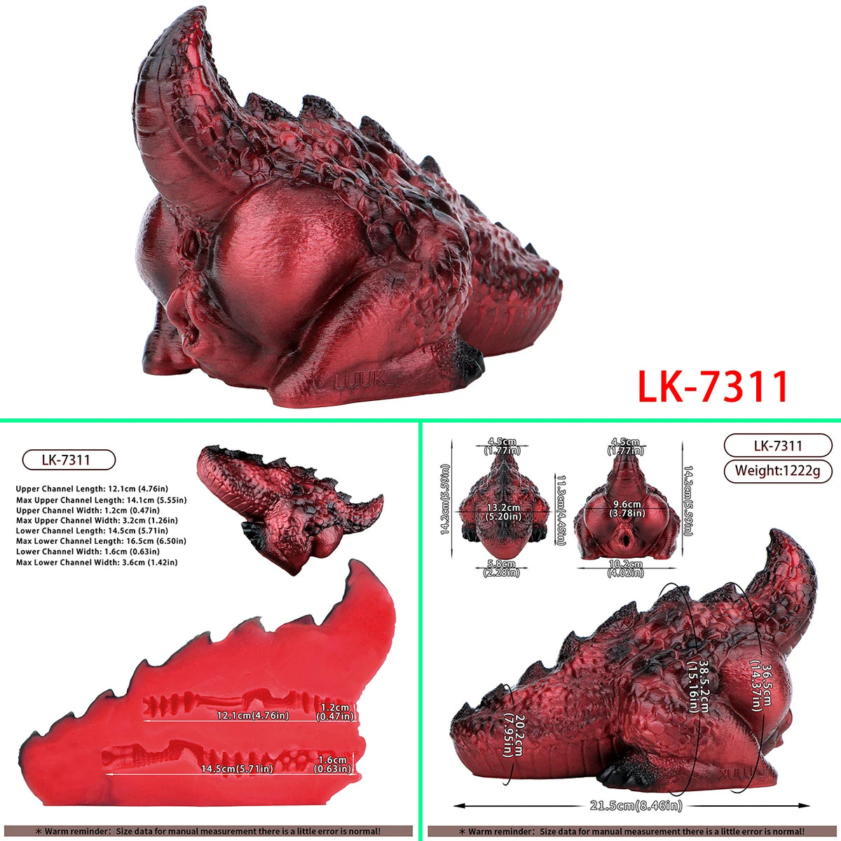GEEBA Beastly Body Rear Anal Monster Male Masturbator Futanari Fantasy Pocket Pussy Adult Onahole Big Ass Sex Toys for Men Adult
