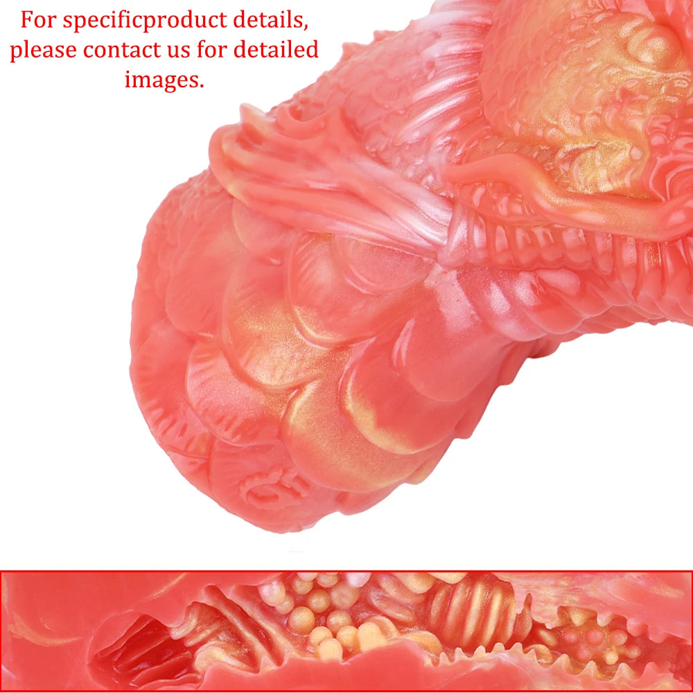 GEEBA Alien Worm Male Masturbator Sci Fi Monster Vagina Sex Toys for Men Soft Silicone Adult Onahole Pocket Pussy Men's Stroker