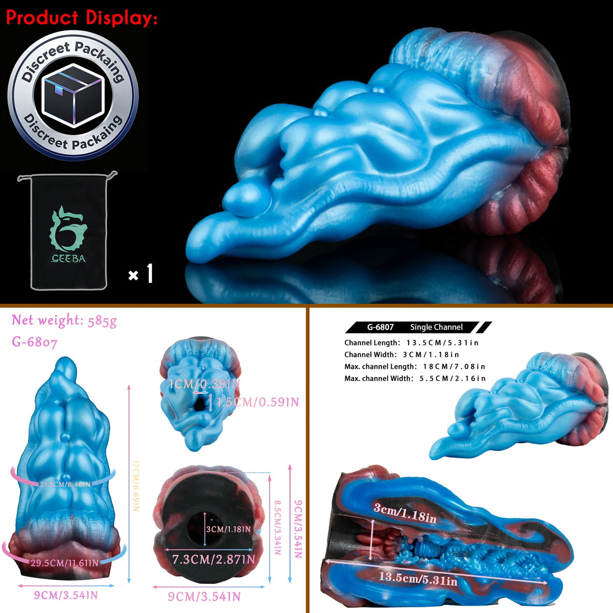 SHAZ Tiger Tongue Dildo Male Masturbator Cock Sleeve Stroker Pocket Pussy Animal Onahole Penis Massage Fantasy Sex Toys For Men