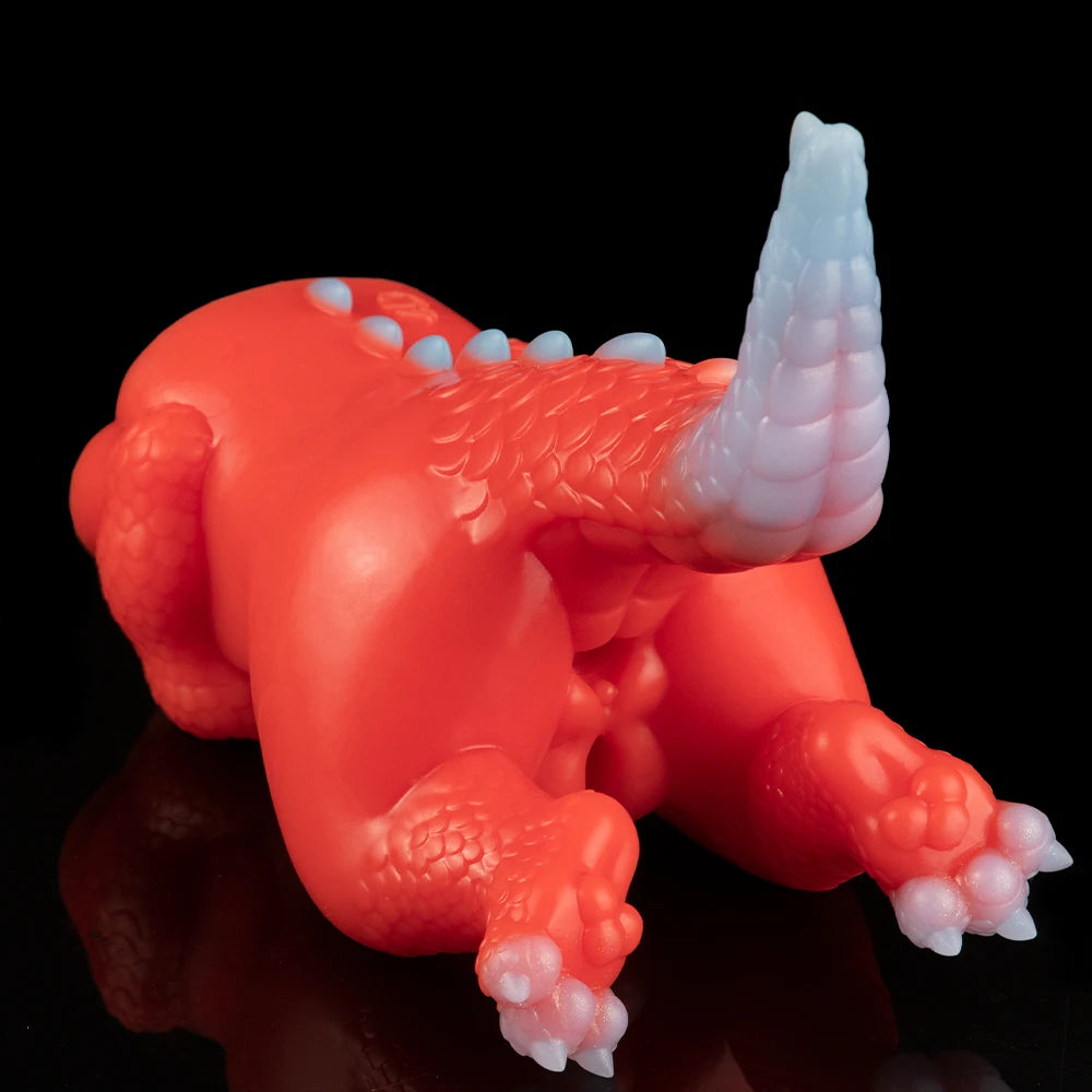 LUUK Realistic Dragon Pussy Sex Toy Men Masturbator Two Channel Silicone Dragon Butt Pussy Stroker For Men Aritificial Vagina