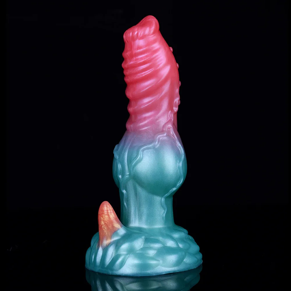 YOCY 7.7" Dragon Knot Dildo Big Monster Dick With Suction Cap Thick Knot Anal Dildo Animal Dog Penis Wolf Penis Fetish Sex Toys