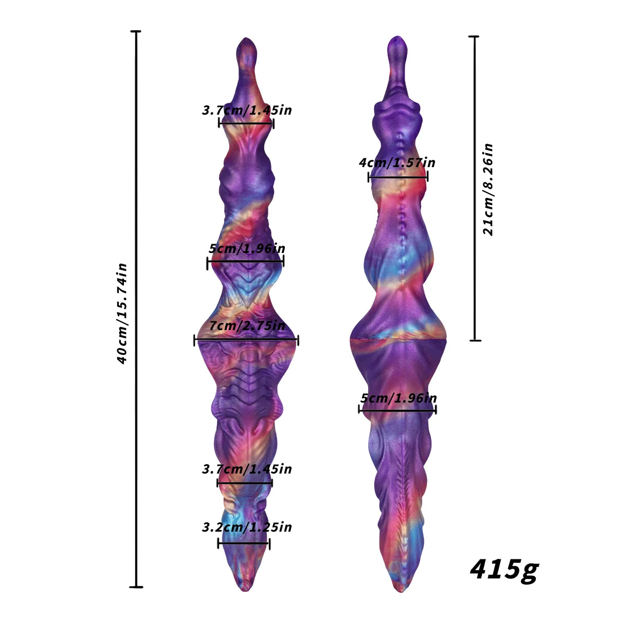 Extra-Long Double Head Dildo Monster Anal Plug Silicone Flexible Penis Special-Shaped Dildo For Women Men Lesbian Flirting Toys