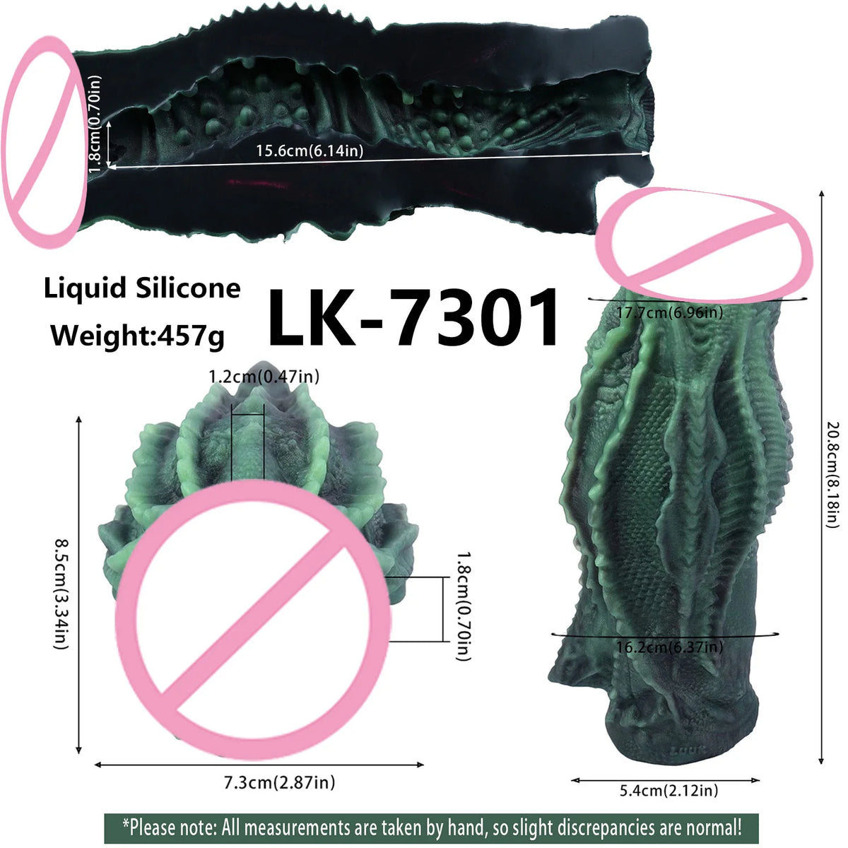 GEEBA Fantasy Monster Male Masturbator Alien Creature Stroker Sleeve For Men18+ Soft Silicone Pocket Pussy Ault Onahole Sex Toys