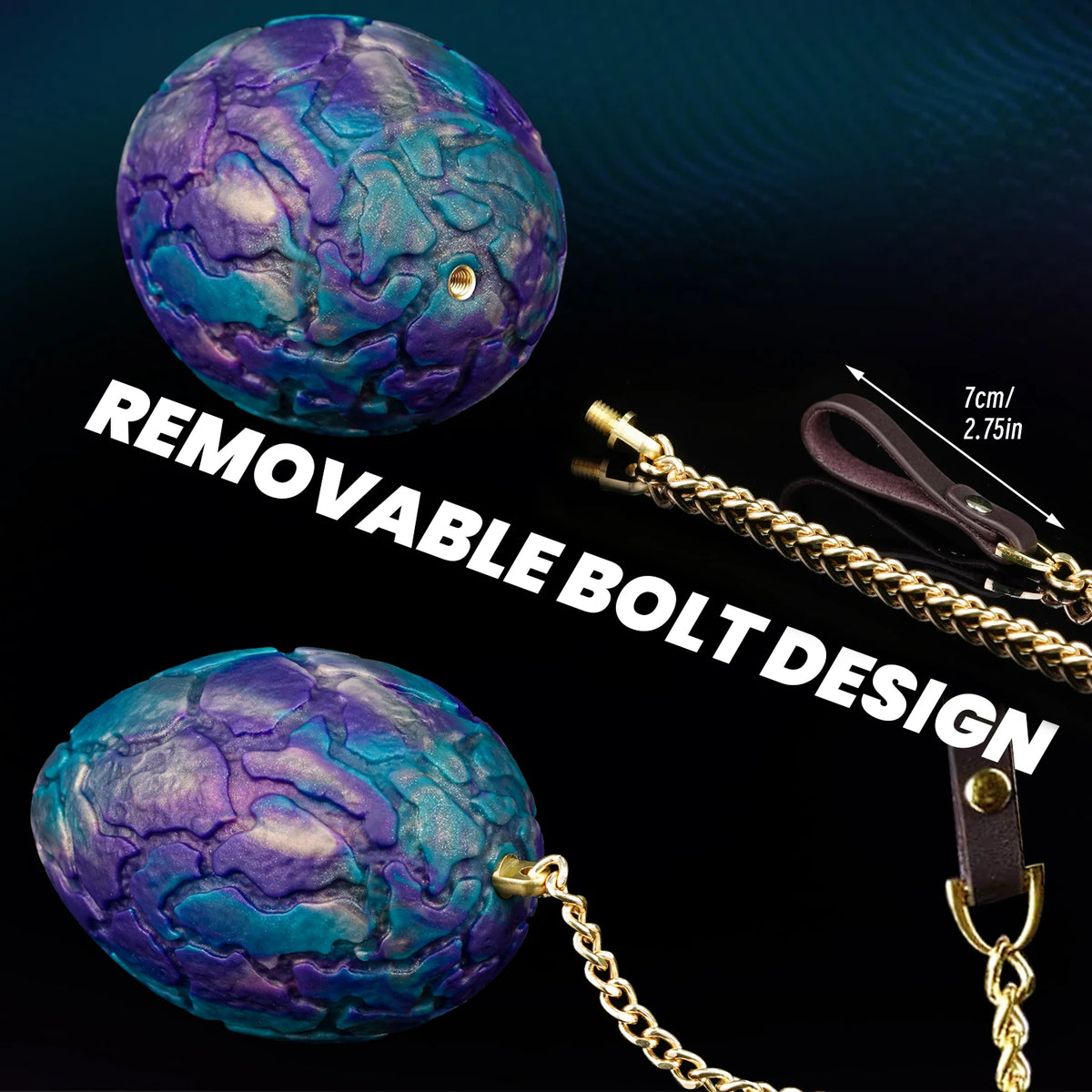 Huge Dragon Egg Butt Plug With Chain Traction Anal Plug Women Oviposition Trainer Vaginal/Prostate Birth Experience Sex Toys 18+