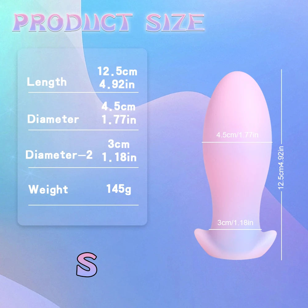 Night Glowing Dragon Eggs Anal Plug Sex Toy Noctilucent Silicone Material Dildo Sexual Masturbation Device SM props Sexy Egg Toy