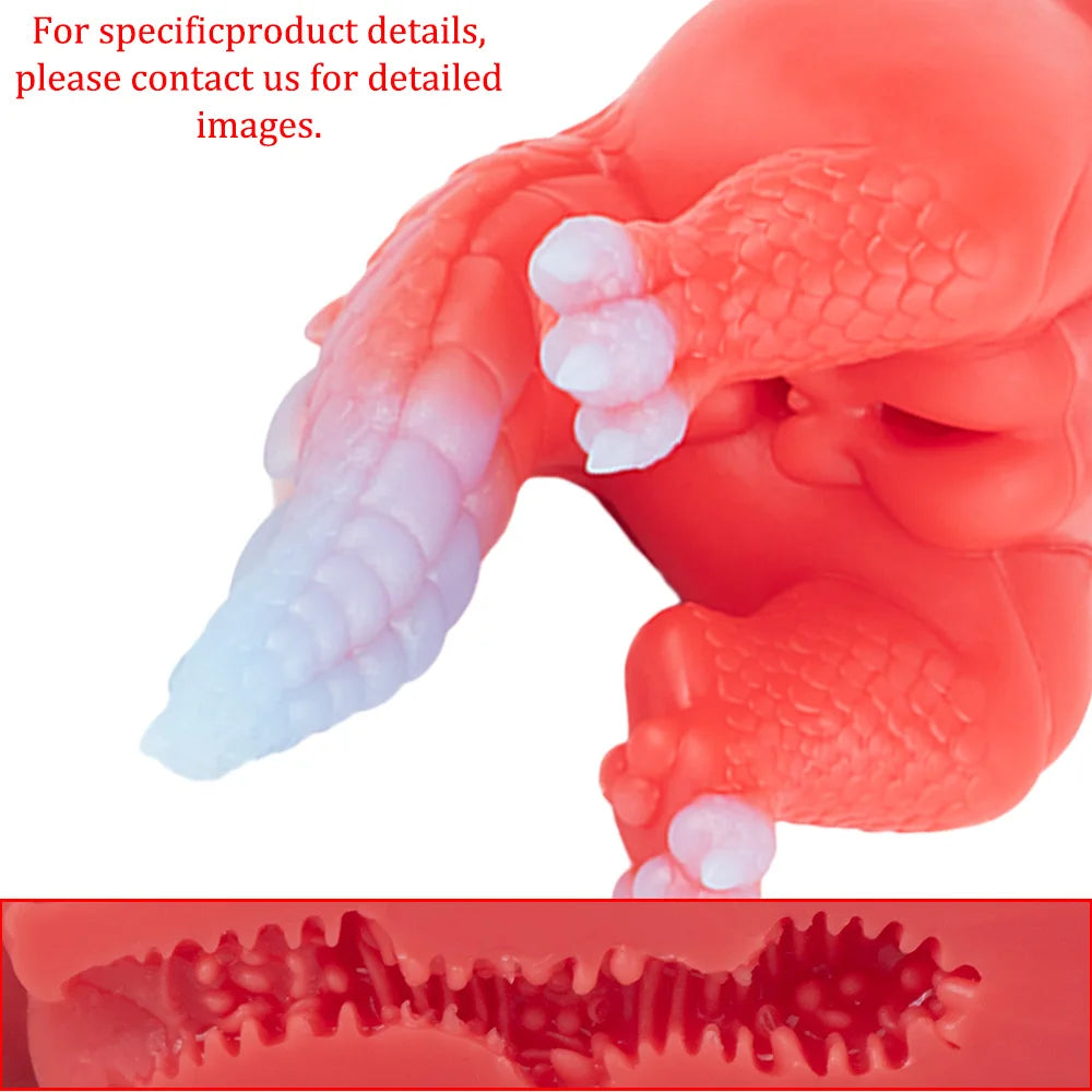 GEEBA Anime Furry Horse Male Masturbator Dual Channel Realistic Vagina Anus Sex Toys for Men Silicone Pocket Pussy Adult Onahole