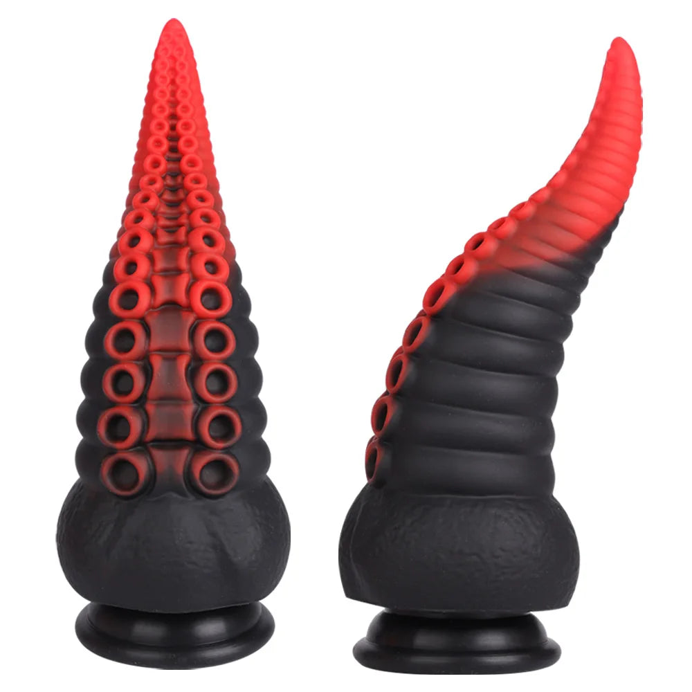 Realistic Monster Tentacle Dildo Sex Toys Dual Density Strong Suction Cup Thick Animal Dildo For Women Vagina Anal Stimulator ﻿