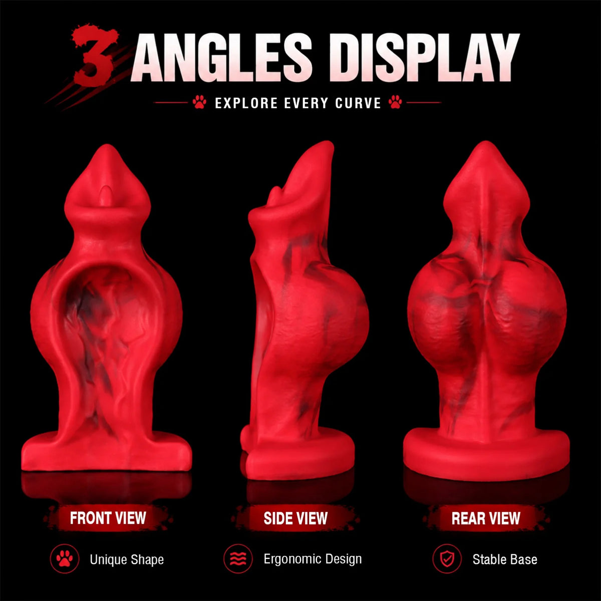 Groove Dildo Double Insertion Dildo Nodular Penis Huge Knot Dildo Masturbation G-Spot Massager Adult Sex Toys Women Men Gay 18+