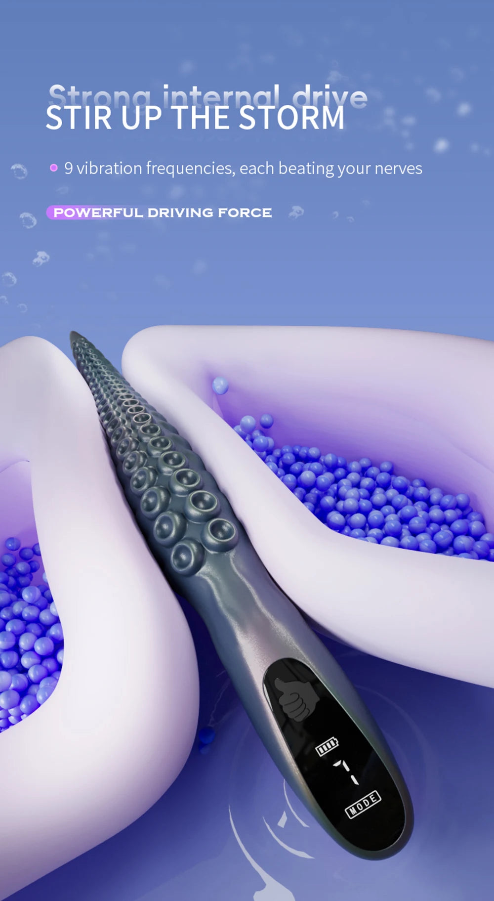 Telula's Tentacle | Vibrating G-Spot Dildo