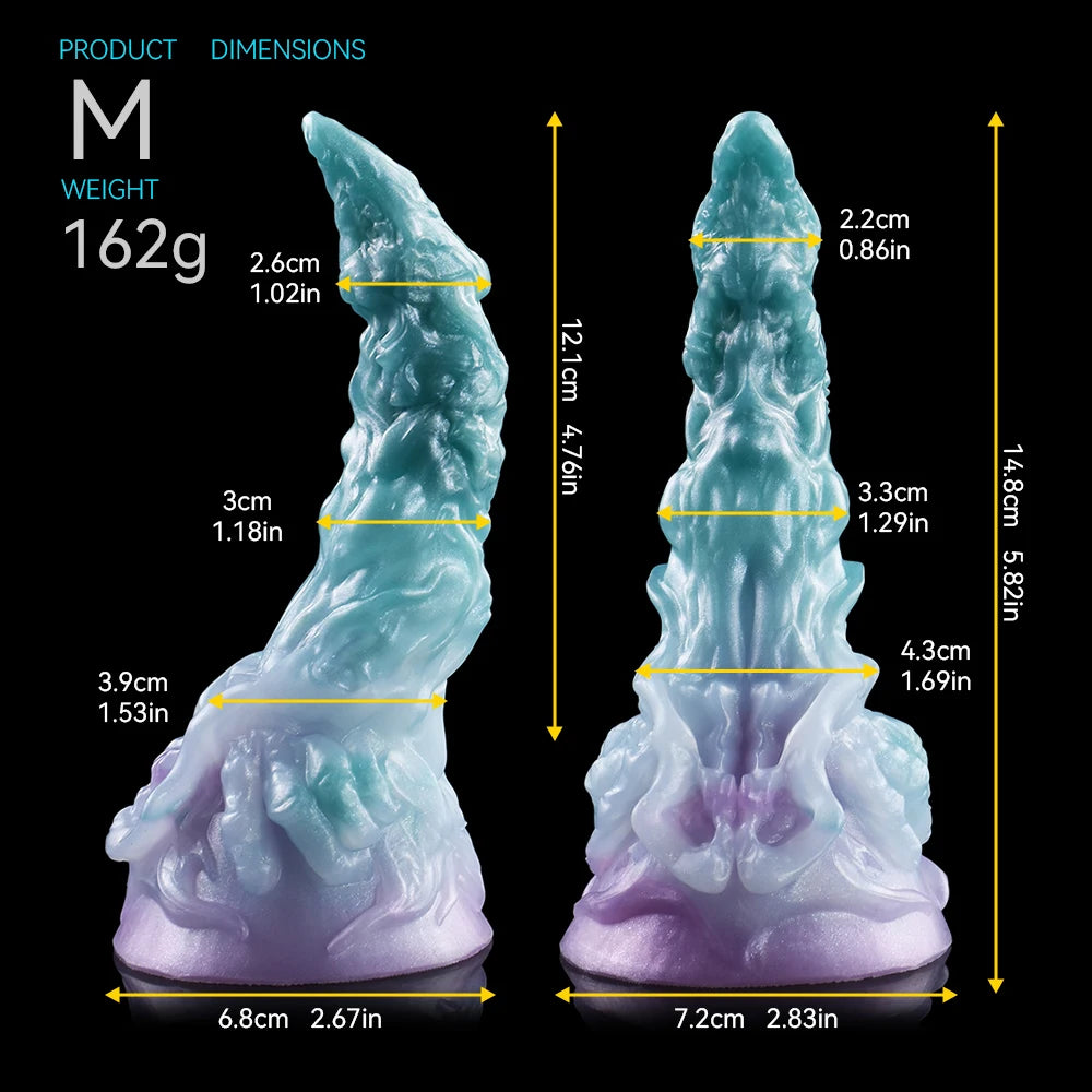 Scorpion Tail Hook Dildo with Suction Cup Monster Penis G-spot Anal Stimulation Female Vagina Massager Adults Sex Toys for Woman