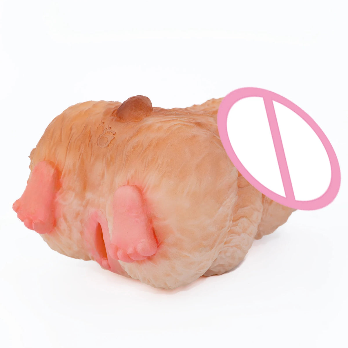 GEEBA Single Channel Fantasy Male Masturbator With Length 4.52in Channel Soft Silicone Pocket Pussy Onahole Sex Toys For Men18+