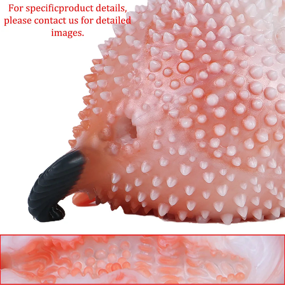 GEEBA Fantasy Monster Dildo 2 in 1 Male Masturbator Futa Dragon Pocket Pussy Onahole Artificial Vagina Anal Plug Sex Toy for Men