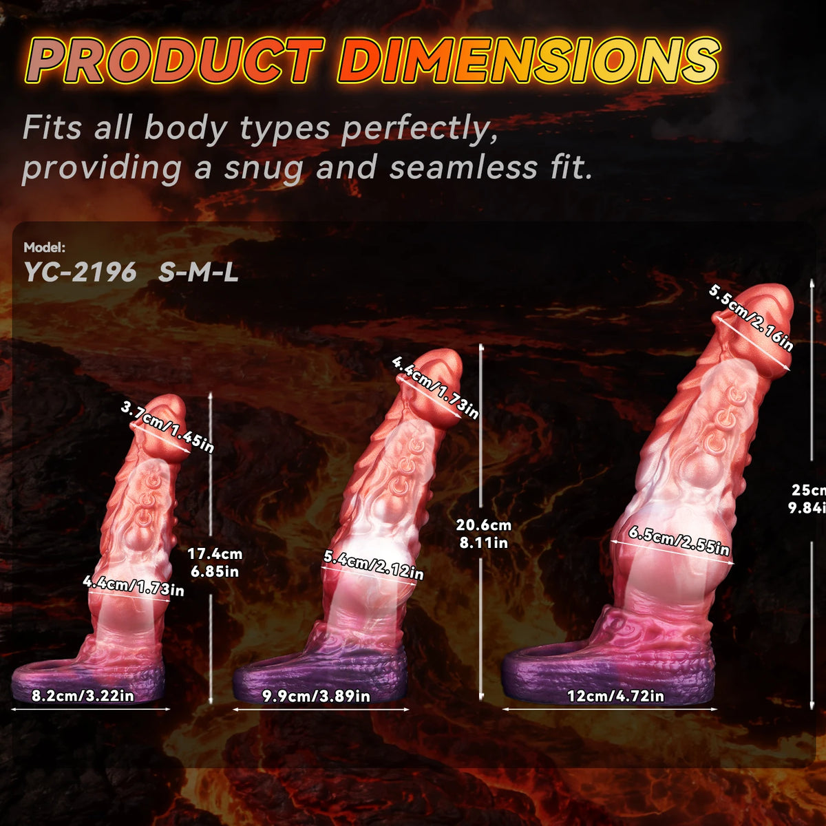 YOCY 10inch Horse Penis Sheath For Delay Ejaculating Sex Toy For Penis Enlargement Cock Cover Resuable Condom S,M,L Size