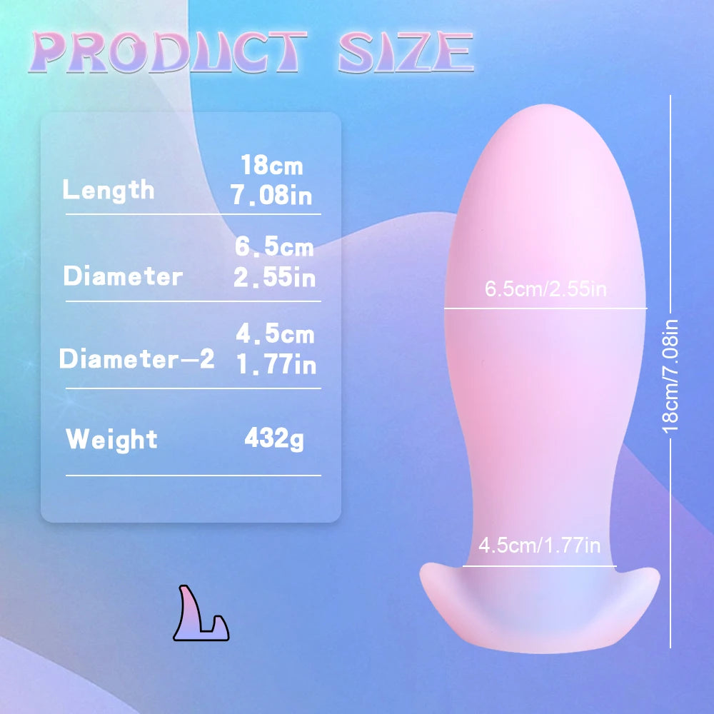 Night Glowing Dragon Eggs Anal Plug Sex Toy Noctilucent Silicone Material Dildo Sexual Masturbation Device SM props Sexy Egg Toy