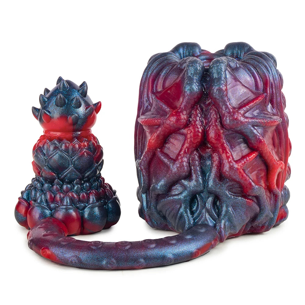 GEEBA Realistic Vagina Anal Male Masturbator Dual Hole Tight Ribbed Internal Structure Onahole Furry Silicone Sex Toys For Men