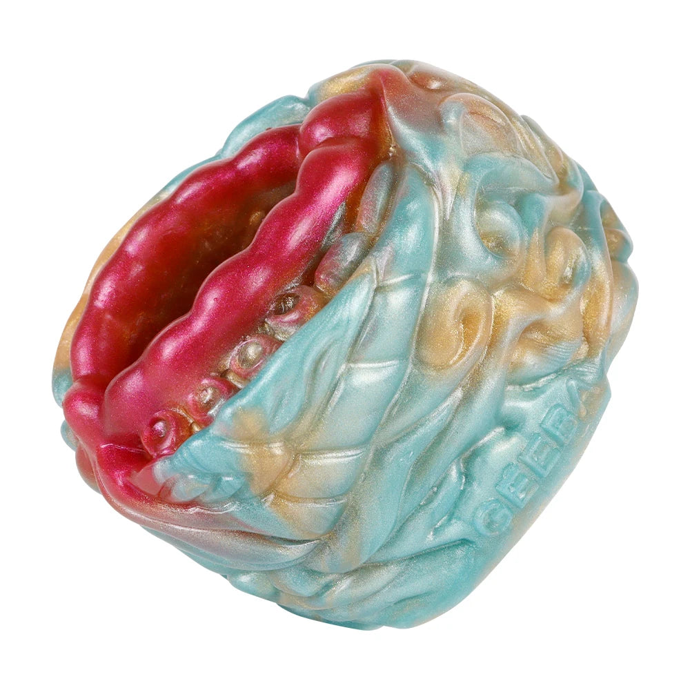 GEEBA Small Realistic Vagina Male Masturbator Silicone Men's Penis Trainer Pocket Pussy Stroker For Men Adult Sex Toys Supplies