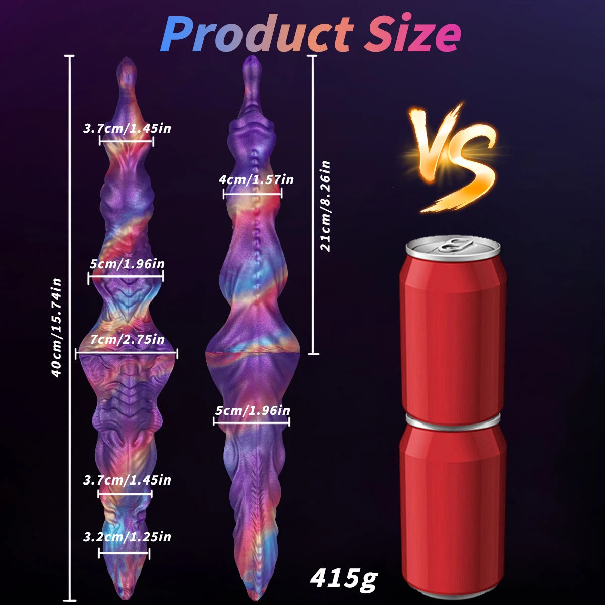 Extra-Long Double Head Dildo Monster Anal Plug Silicone Flexible Penis Special-Shaped Dildo For Women Men Lesbian Flirting Toys