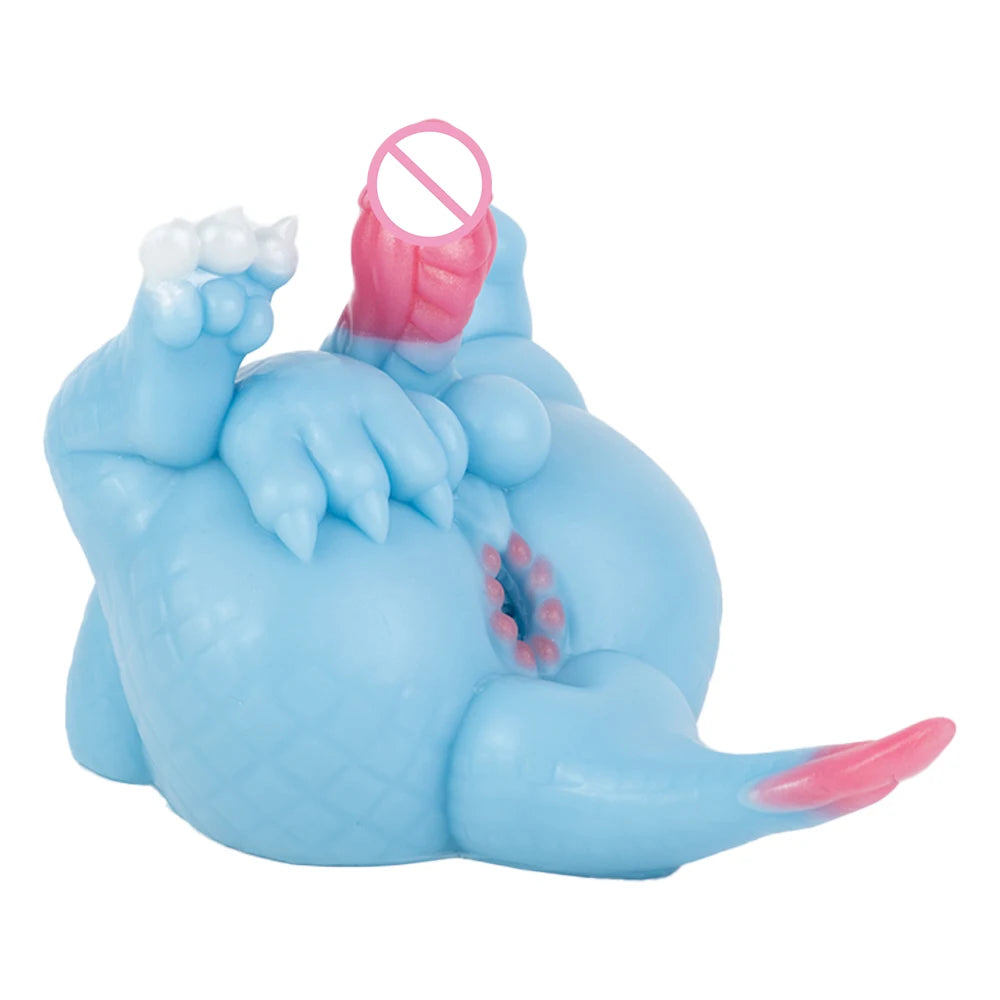 LUUK Animal Big Butt Silicone Male Masturbator with Anal Dildo Realistic Pocket Pussy Soft Penis Stroker Adult Sex Toys for Men