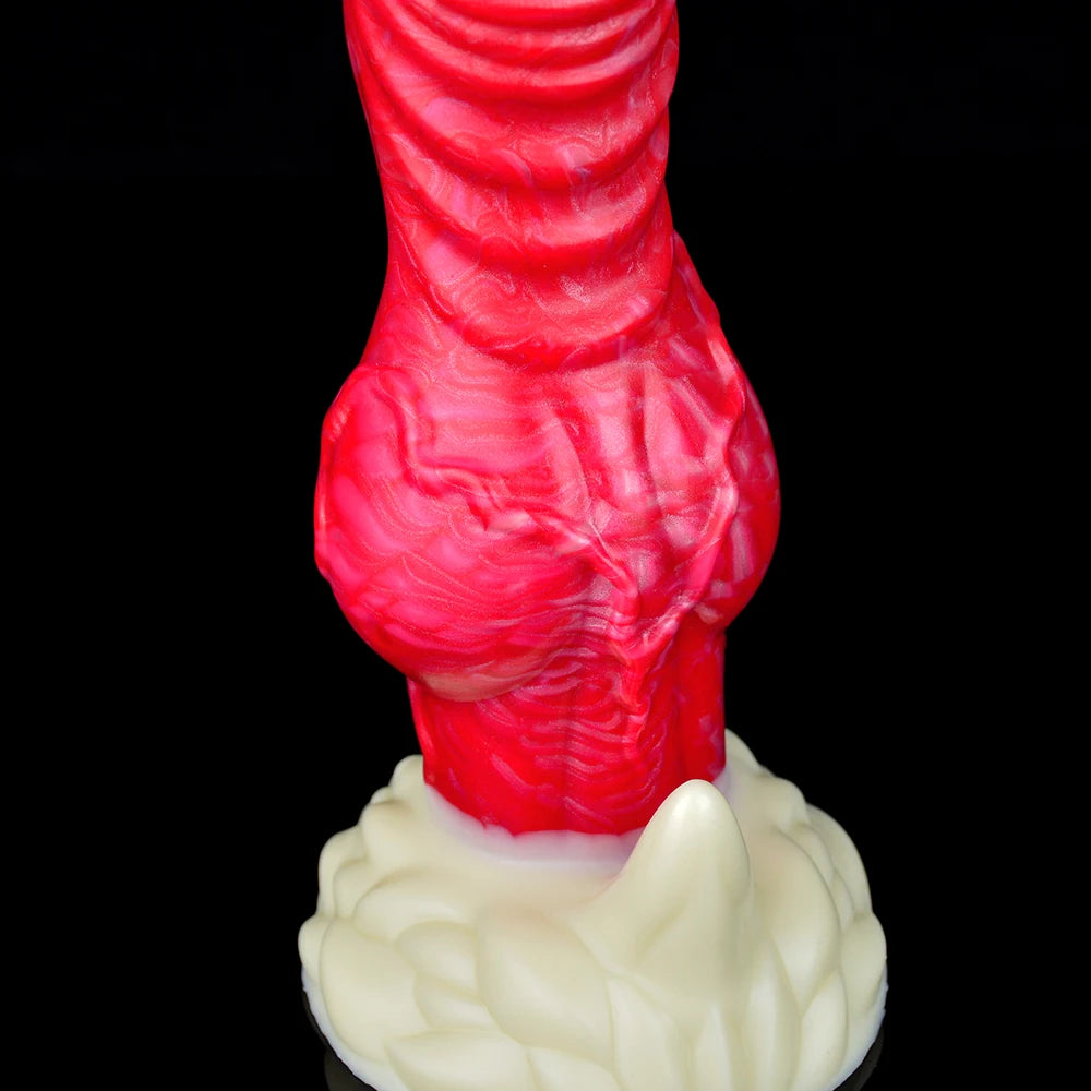 YOCY 7.7" Dragon Knot Dildo Big Monster Dick With Suction Cap Thick Knot Anal Dildo Animal Dog Penis Wolf Penis Fetish Sex Toys