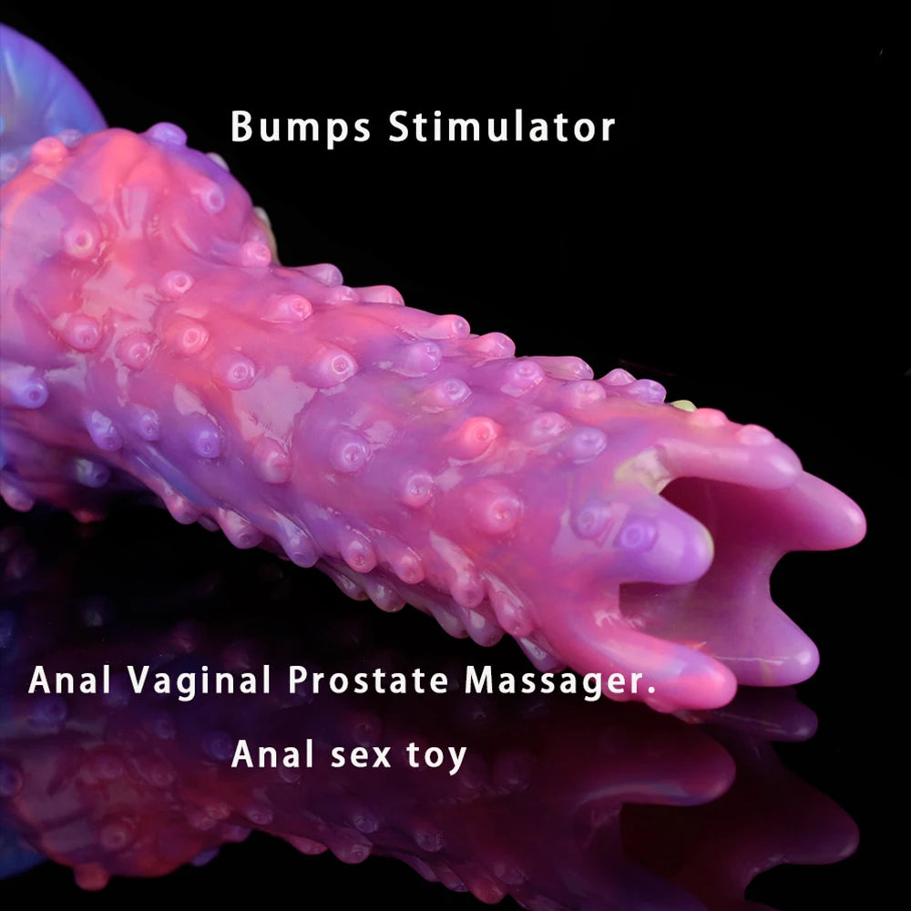 YOCY Inflatable Ovipositor DIY Vaginal Butt Balls Pneumatic Egg Laying Anal Plug Silicone Knot Dildo Female Masturbator Sex Toys
