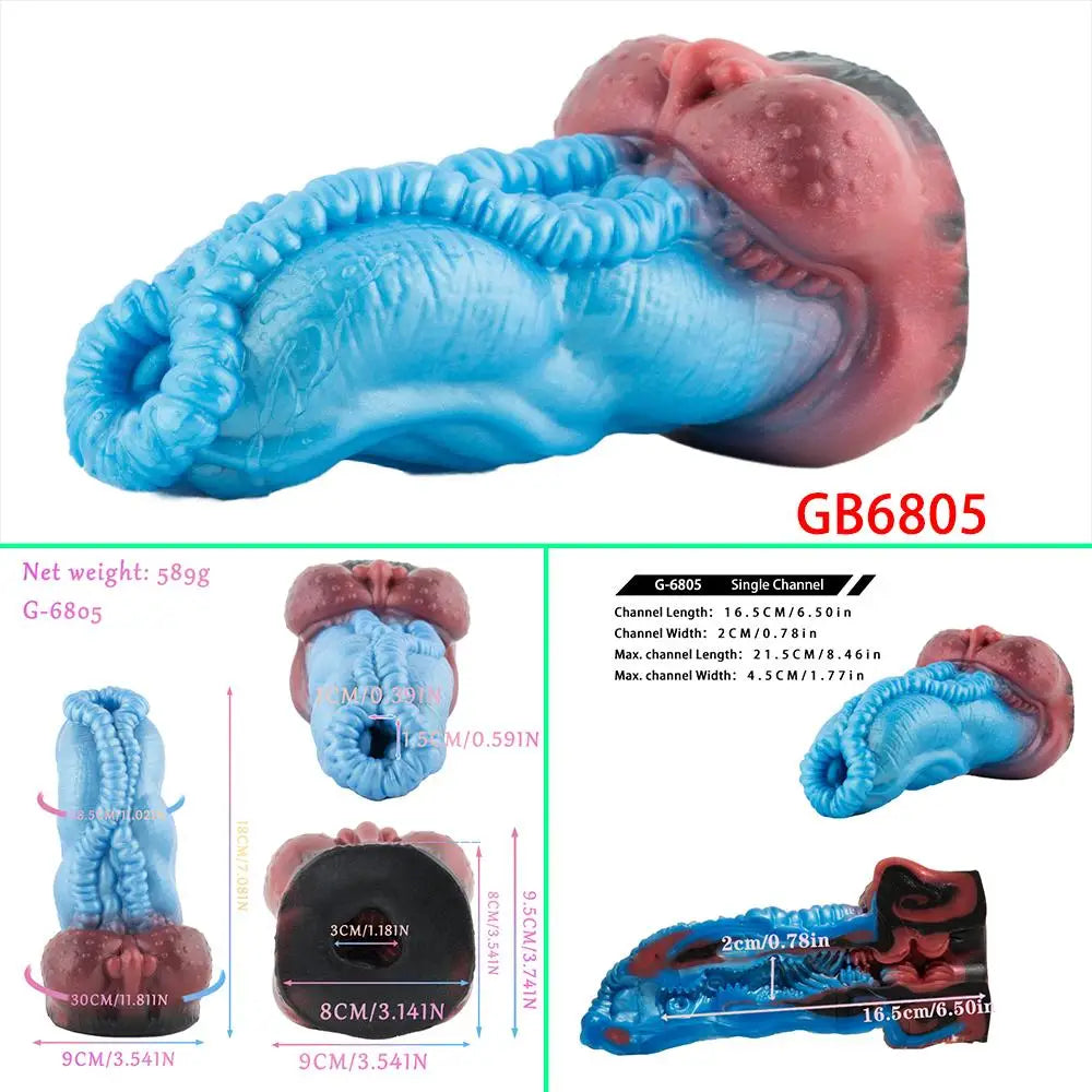 GEEBA Monster Fantasy Dildo Design Male Masturbator Werewolf Adult Sex Toys for Men Furry Texture Adult Onahole Pocket Pussy Cup